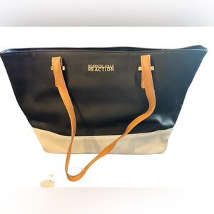 NWT Kenneth‎ Cole Reaction Black and White Women's Tote Bag